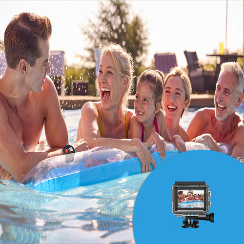 4K Ultra HD Waterproof Action Camera with WiFi & Remote