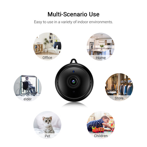 WiFi Security Camera with Stand & 32GB Memory Card