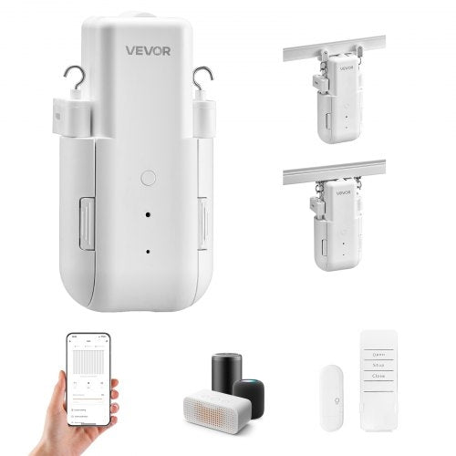 Smart Automatic Curtain Opener with App & Remote Control